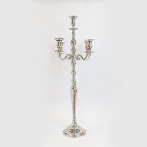 Metal candle holder with 5 positions 44x44x98cm