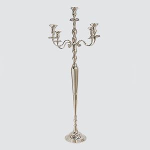 Metal candlestick with 5 positions 55x55x120cm