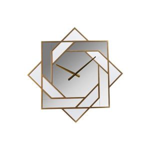 Metal wall clock white-black 60x4x60cm