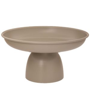 METAL PLATE WITH STOOL 18.5X18.5X9.5 CM
