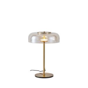 Table lamp metal with glass 7w 840lm 3000k 300x430mm Cognac Arte Illumina Lobby