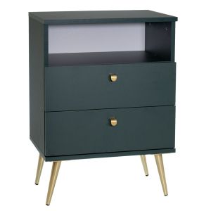 НОЩНО ШКАФЧЕ PETROL STOLIK 50X34X69CM