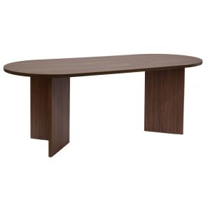 ОВАЛНА ТРАПЕЗАРНА МАСА 200X90X75