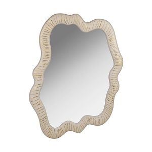 Огледало дървено бежово 72x3x100см