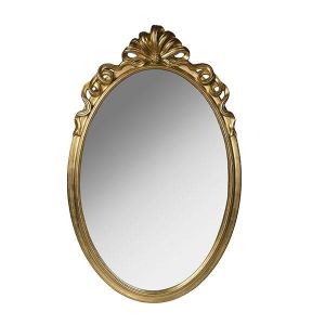 Огледало дърво златисто антично 70x112см