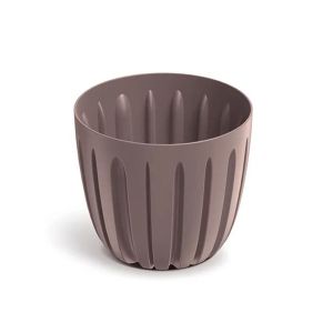 ПЛАСТМАСОВА САКСИЯ WARIO, ЦВЯТ МАРСАЛА, 14X12,5 СМ