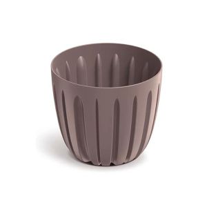 ПЛАСТМАСОВА САКСИЯ WARIO, ЦВЯТ МАРСАЛА, 17X15 СМ