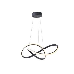 Chandelier made of aluminum Led 30w 1400lm 3000k Φ60mm black Arte Illumina Venus
