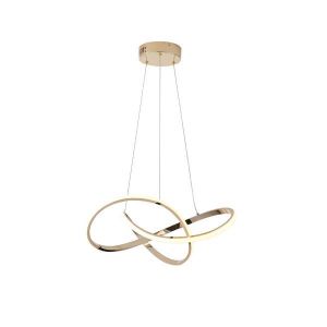 Chandelier made of aluminum Led 30w 2000lm 3000k Φ60mm golden Arte Illumina Venus