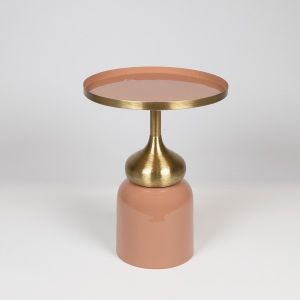 Помощна маса - златиста 41x41x51см