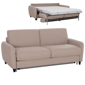 Разтегателен диван със сгъваем матрак Etudine Hm3311.02 бежов плат 190x98x90всм