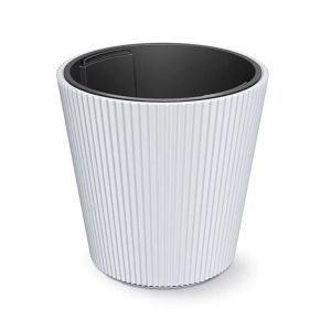 САКСИЯ ОТ ПЛАСТМАСА MILLY, БЯЛА, 35X35 СМ