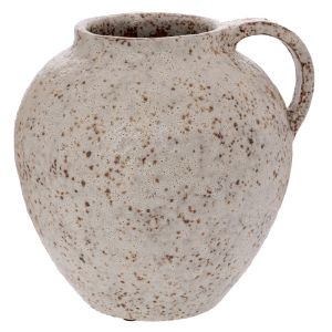 GREY CERAMIC VASE 19.5X19.5X19.5 CM