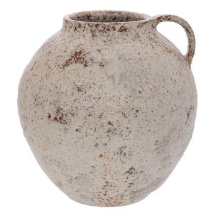 GREY CERAMIC VASE 31X31X32 CM