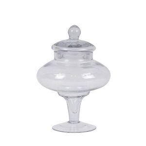 Sweet jar transparent 19.5x19.5x23cm