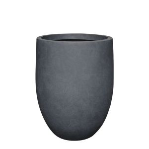 Средна саксия, изработена от лек цимент, карбон, цилиндрична - Φ55x69см