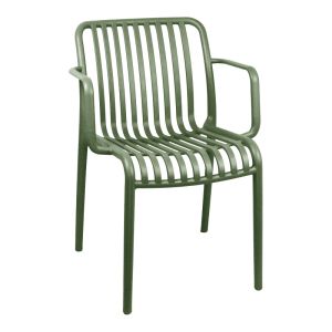 Zoi Pp chair in dark green shade 55.5x57.5x79cm