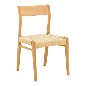 KARLINDA CHAIR, NATURAL BEECH - NATURAL COLOR ROPE, 47.5X55X81CM