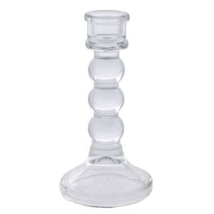 GLASS CANDLEHOLDER 8X15 CM.