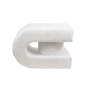 Табуретка Velvet Ivory Mdf 60.5x40x40см