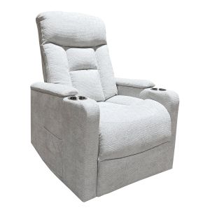 Фотьойл Nancy Lift-relax, светлосив плат (електрическо накланяне)