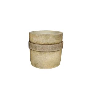 Циментов цветен бежов стар бъч - Φ14x14см 12/12кутия