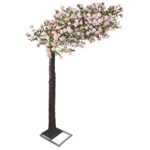 Flowering tree with peonies, pink sides - h320 cm 1/box