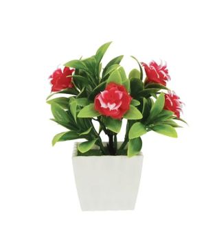 Red flower in a pot 7x16cm 1/192kib