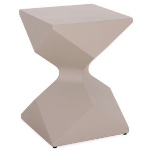 HIGH SIDE TABLE ZANDER SM6493.04 BEIGE ALUMINUM 40X40X57H