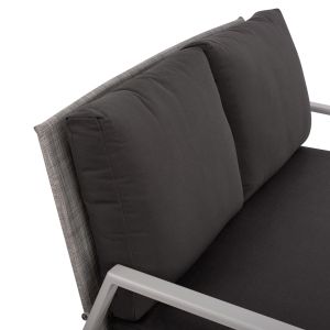 2-seater sofa aluminum Hm5561.01 with cushions