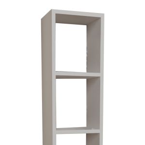 Barzine меламинов шкаф в бял нюанс 27,6x19,5x150cm