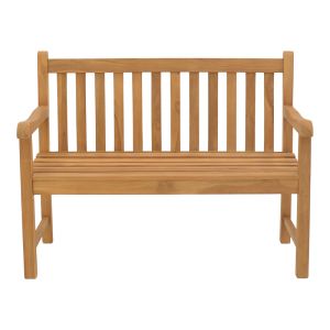 Bench Nat Teak Wood In Natural Color 120x57x96cm