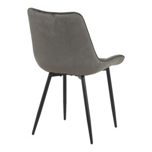 Berne стол кадифе в антрацитен цвят 53x62x84см