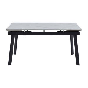 Bruno extendable dining table white 150+30+30x90x76cm