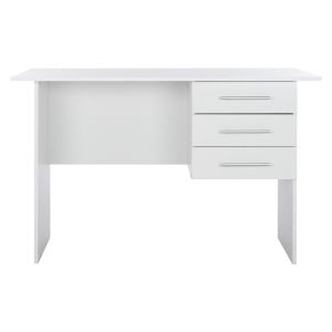 Ensley Hm2029,05 melamine desk with 3 drawers white 120x60x76cm