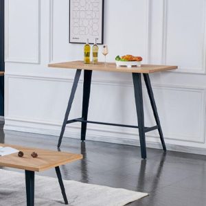 Fl1564 Sonoma Mdf конзола с черни крака 120x40x75см