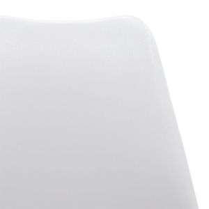 Gaston Chair Pp With Pu Color White - Oak