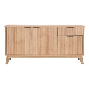 Hamea Mdf sideboard in natural color 150x39.5x73cm