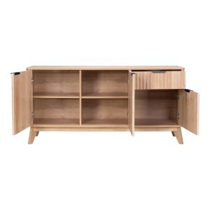 Hamea Mdf sideboard in natural color 150x39.5x73cm