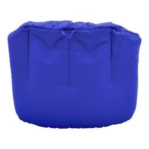 Kerlon waterproof pouf-armchair in blue color D80x65cm