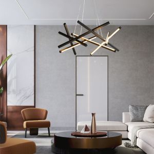 LED МЕТАЛЕН ПОЛИЛЕЙ LUMINIS С ЧЕРЕН АБАЖУР 85X85X40СМ
