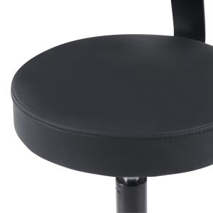 Mafeshi Pu office chair on wheels in black shade 45x44x70-82cm
