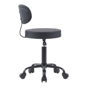 Mafeshi Pu office chair on wheels in black shade 45x44x70-82cm