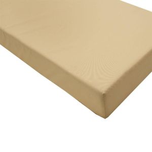 Specta chaise lounge cushion beige fabric 60x190x20cm