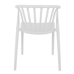 Zelma Pp chair in white shade 55x53x73cm