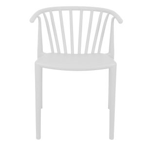 Zelma Pp chair in white shade 55x53x73cm