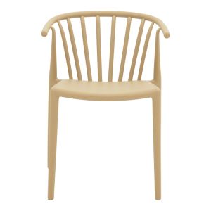 Zelma Pp chair in light cappuccino color 55x53x73cm