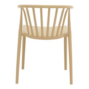 Zelma Pp chair in light cappuccino color 55x53x73cm