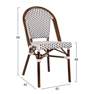 Алуминиев стол Bamboo Look Hm5566,01
