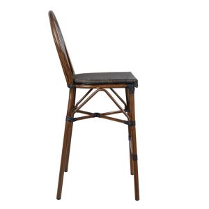 Алуминиев стол Bamboo Look кафяв Hm5059 47x61x115cm